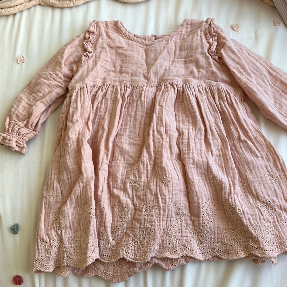 Jamie Kay Muslin pink dress 3Y